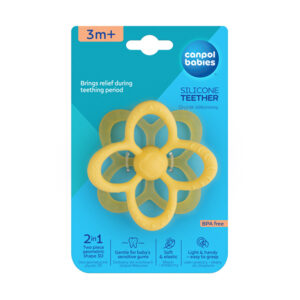 Canpol Babies senzorická silikónová hryzačka Kvetinka