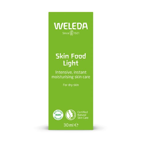 WELEDA Skin Food Light krém na tvár a telo - krabička WELEDA Skin Food Light krém na tvár a telo - svetlozelená krabička