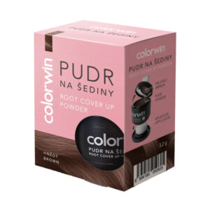 Colorwin púder na šediny a objem Hnedá 3,2g