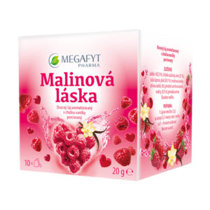 MEGAFYT Malinová láska ovocný čaj 10x2g