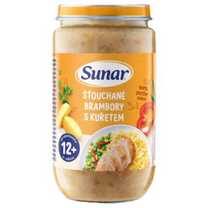 Sunar Šťúchané zemiaky s kuraťom 12m+ 235g
