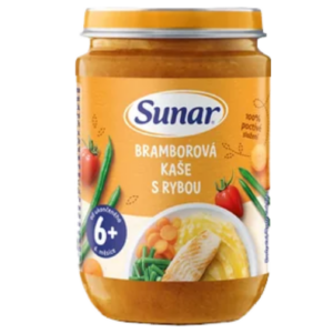 Sunar Zemiaková kaša s rybou 6m+ 190g