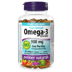 Webber Naturals Omega-3 900mg 80 kapsúl